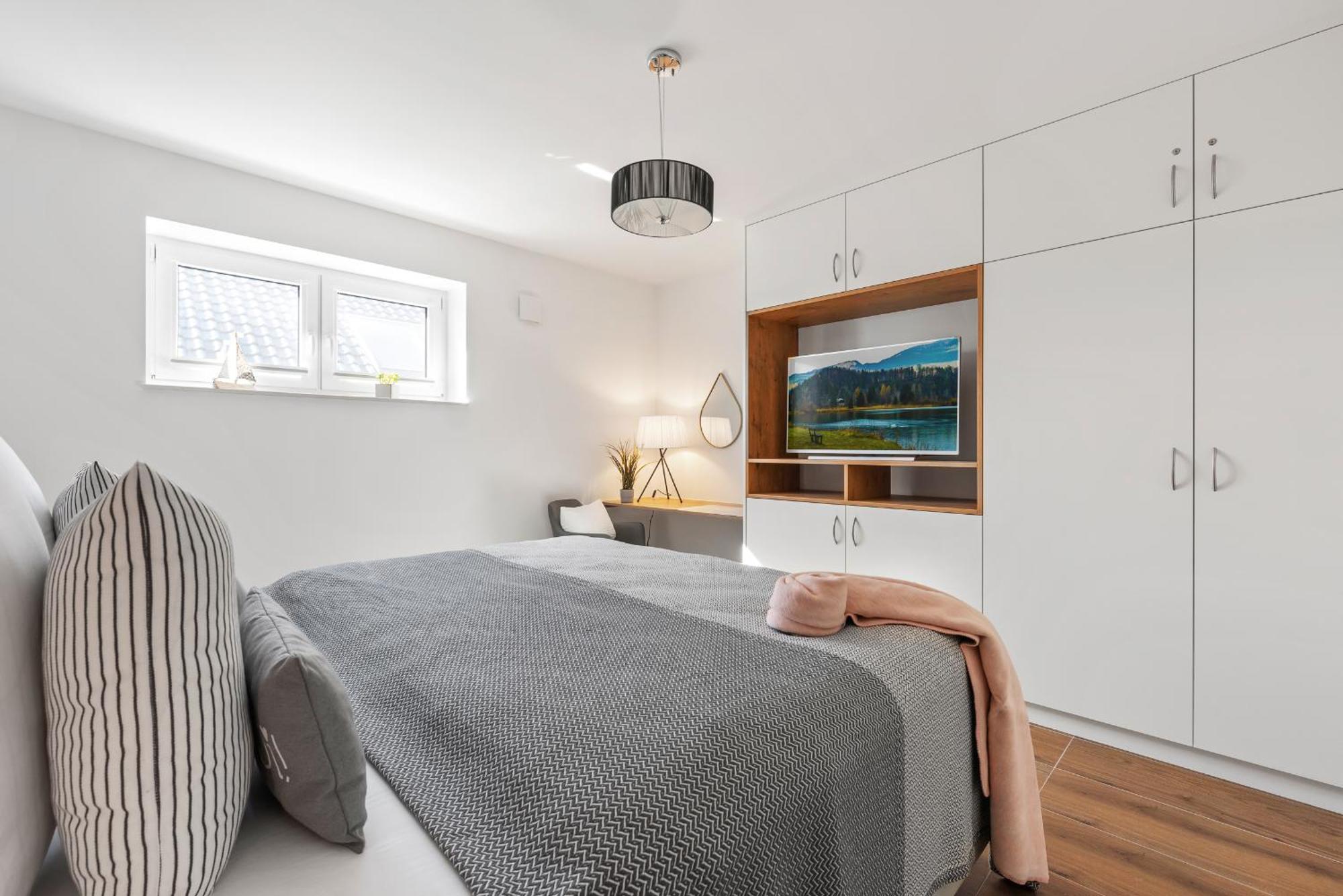 Horizont- Direkt Am Wasser, Hafenblick, Fahrstuhl, Sauna, Ueberdachter Balkon Olpenitz Exterior foto